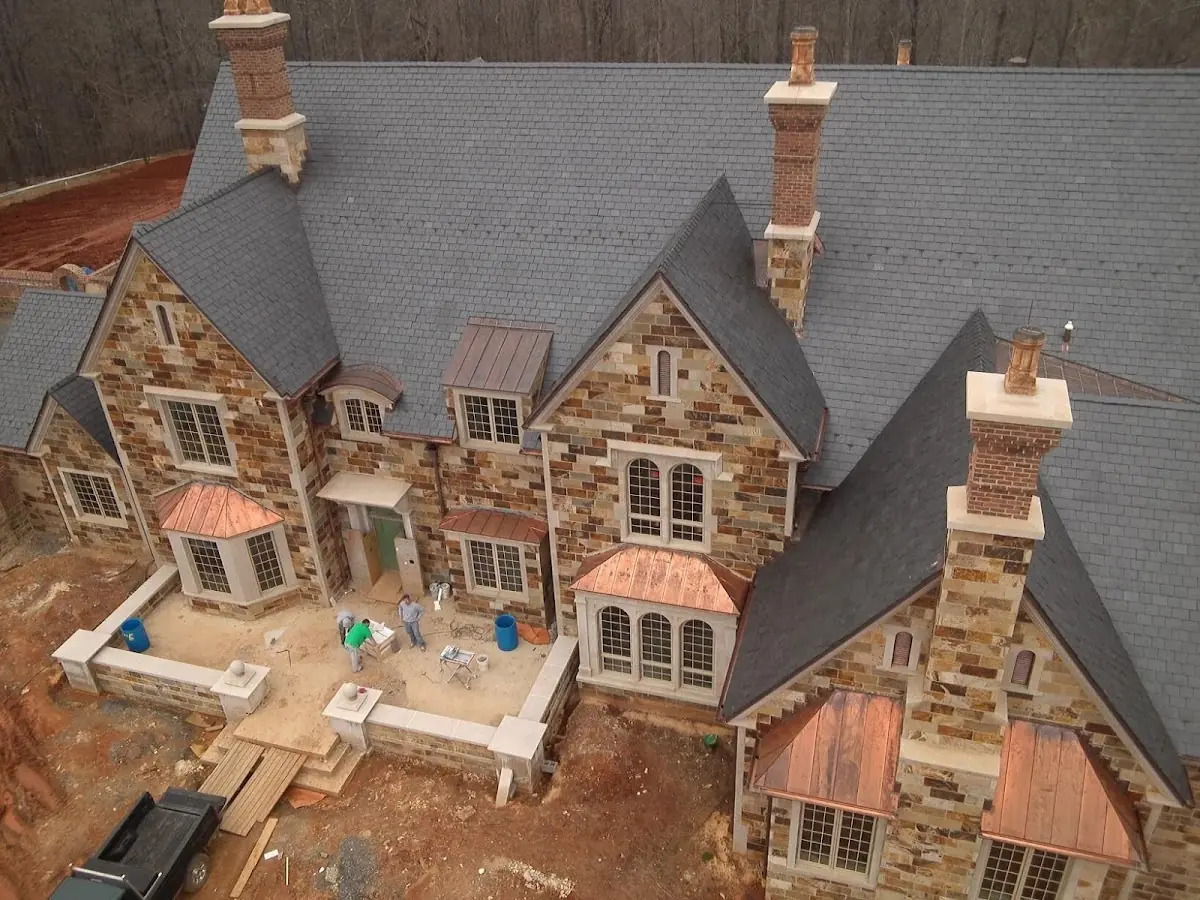 Craftsman Roofing Slate Roof Repair project in Preakness
